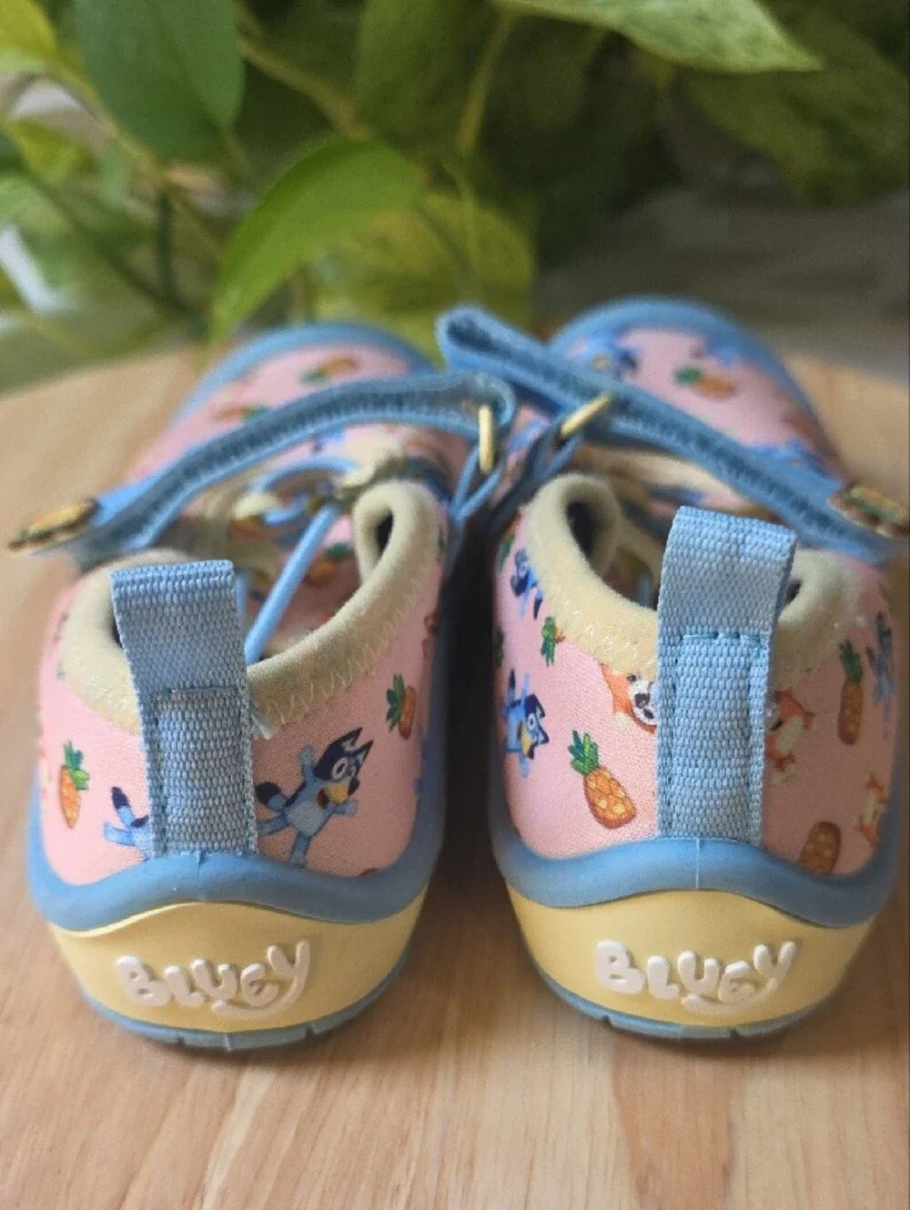 The Bluey Character Toddler Girls Quick Drying Water Shoes SZ 7-8